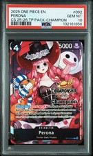 Perona Top Player Champion PSA 10 - One Piece CS 2025-26 National Finals English picture