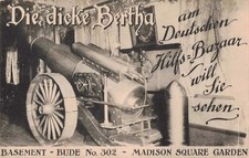 Die dicke Bertha Basement Madison Square Garden Albertype picture