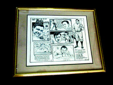 BILL GALLO NY DAILY NEWS COLUMNIST CARTOONIST SIGNED AUTO BABE RUTH L/E LITHO picture