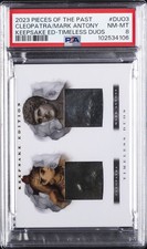 PIECES OF THE PAST KEEPSAKE EDITION TIMELESS DUOS CLEOPATRA/MARK ANTONY PSA 8 picture