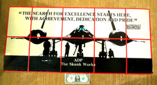 Sign from Lockheed Skunk Works SR-71 Blackbird triple sonic spy plane ca. 1970's picture