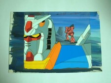 Mobile Suit Gundam cel Episode 38 Gundam with background (TV version) cel picture