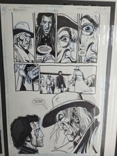 Preacher #4 ORIGINAL ART Steve Dillon Custer Saint Of Killers picture