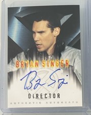 2000 Topps X-Men the Movie Authentic Autograph Bryan Singer Director RARE Auto picture