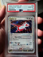 TCG Pokemon Latias EX Dragon #93 PSA 10 Pop 87 picture