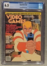 Rare 1983⭕ SPACE ACE⭕ Video Games Magazine💎 CGC 6.5 Month of Release TOP POP picture