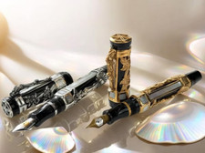 Montegrappa Aphrodite GOLD/SILVER Limited Edition Fountain Pen SET (Same Number) picture
