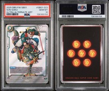 2025 DRAGON BALL SUPER FUSION WORLD MANGA 01 SB01-023 SON GOKU ULTRA - PSA 10  picture