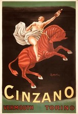 Leonetto Cappiello, c.a. 1950 - CINZANO - Original vintage posters cm 140 x 100 picture