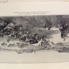 M1e ephemera 1916 ww1 picture austrian artillery on the dunajec river picture
