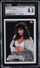 1992 LIME ROCK PRO CHEERLEADERS #128 PATTY BRETON CGC 8.5 picture
