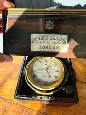 Rare 1875 Thomas Mercer 2-Day Marine Chronometer No. 2469 – Fully Functional picture