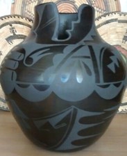 Very Large Pottery Vessel By Pueblo Potter Carmelita Dunlap. Incredible Piece picture