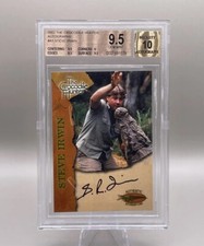 STEVE IRWIN Dart 2002 THE CROCODILE HUNTER Auto Autograph A-1 BGS 9.5 GEM MINT picture