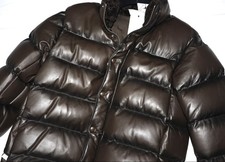 Berluti Patine Leather Down Jacket Black Size 46 Blouson Outerwear picture