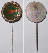 Enameled Honor Pin R.A.C. Royal Angling Club 1961 Lister / Fishing & Fishing picture
