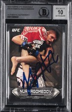 2014 TOPPS UFC KNOCKOUT #79 KHABIB NURMAGOMEDOV BGS AUTHENTIC picture
