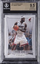 2012-13 PANINI PRIZM #1 LEBRON JAMES BGS 9.5 picture
