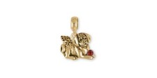 Puggle Angel Jewelry 14k Gold Handmade Puggle Charm Slide This Charm Will Fit A picture