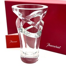 Baccarat Tornado Crystal Vase High Quality Clear Fine Art Interior Decoration picture