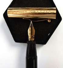 Rare Cartier 14K Gold Fountain Pen Presented by Actress Norma Shearer to Doctor picture