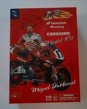 Vintage New Ray 1/12 Honda Racing CBR600RR Kit Autographed Miguel DuHamel Yvon picture