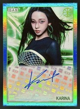 2026 GAS x Complex Aespa Lemonade KARINA Teal Foil Auto #/15 picture
