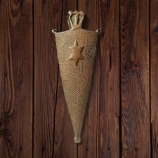 Very Rare Pal Bell Mezuzah Case. Famously Known As The “SHIELD” Mezuzah. picture