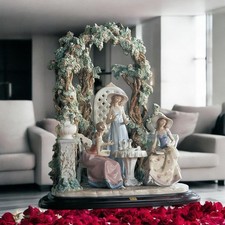 Lladro 01001759 Lladro Tea in The Garden Women Sculpture Limited Edition #1759 picture