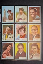 1958 A&BC *WHO-Z-AT STAR* COMPLETE 70 CARD SET VG/EX **RARE** picture
