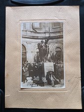 photograph Vittorio Emanuele III Elena 1921 Inauguration University of Rome picture