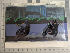 Akira 1988 Key Master background, production cel, Clown Bikers Neo Tokyo picture