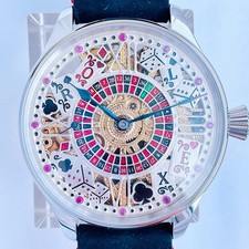 Casino Watch 1930 Manual Wind Custom Skeleton Mens Japan JP picture