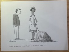 Original New Yorker Cartoon “She's a Malaysian Longhair.” By Joe Dator picture