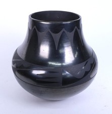 San Ildefonso Pueblo Pottery Jar By Maria and Julian Martinez picture