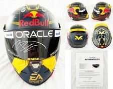Max Verstappen Signed Helmet 1:1 Full Size 2023 World Champion Red Bull F1 Be... picture
