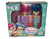 RETIRED Nickelodeon Shimmer & Shine PEZ Dispensers Gift Set – 2 Pack NRFB New picture