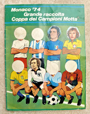 1974 WORLD CUP FOOTBALLERS ALBUM EDIS MOTTA MONACO MUNCHEN 74 EXCELLENT RARE picture