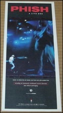 1995 Phish A Live One Print Ad Album Advertisement Clipping 4.75