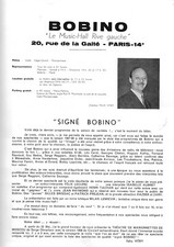 ISABELLE AUBRET ORIGINAL BOBINO PROGRAM SIGNED BY THE ARTIST - 05/1968 picture