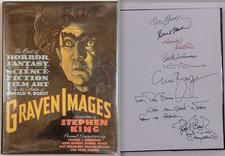 GRAVEN IMAGES 7 sigs: RAY BRADBURY*ROBERT BLOCH*CLIVE BARKER*FORREST J ACKERMAN+ picture