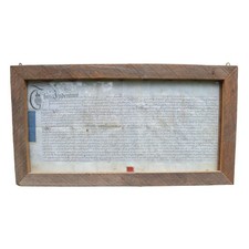 1748 Apprenticeship Indenture; Order of the Garter; Stamped With Sixpence Tax picture