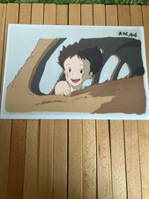My Neighbor Totoro Satsuki Cat Bus Cel Drawing Mandarake Warranty Card e115 picture