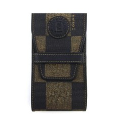 Fendi Cigarette Case Tobacco Accessory Used Black Beige picture