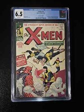 X-Men #1 CGC 6.5 1963🔥RARE UK Edition WHITE PAGES🔥Holy Grail Q5 cm picture