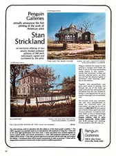 STAN STRICKLAND Art Gallery Exhibition ~ VINTAGE PRINT AD ~ 1978 picture