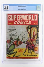 Superworld Comics #3 - Hugo Gernsback 1940 CGC 3.5  picture