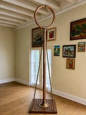 WWII BLUDWORTH Marine Bronze ADF/RDF Radio Direction Finder Loop Antenna Vintage picture