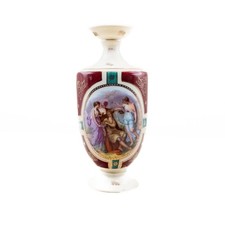 Royal Vienna, 'Claret' Austrian Small Vase, Victoria Schmidt, Early 20th C. picture