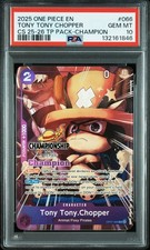 Tony Tony Chopper Top Player Champion PSA 10 - One Piece CS 2025-26 Nationals picture